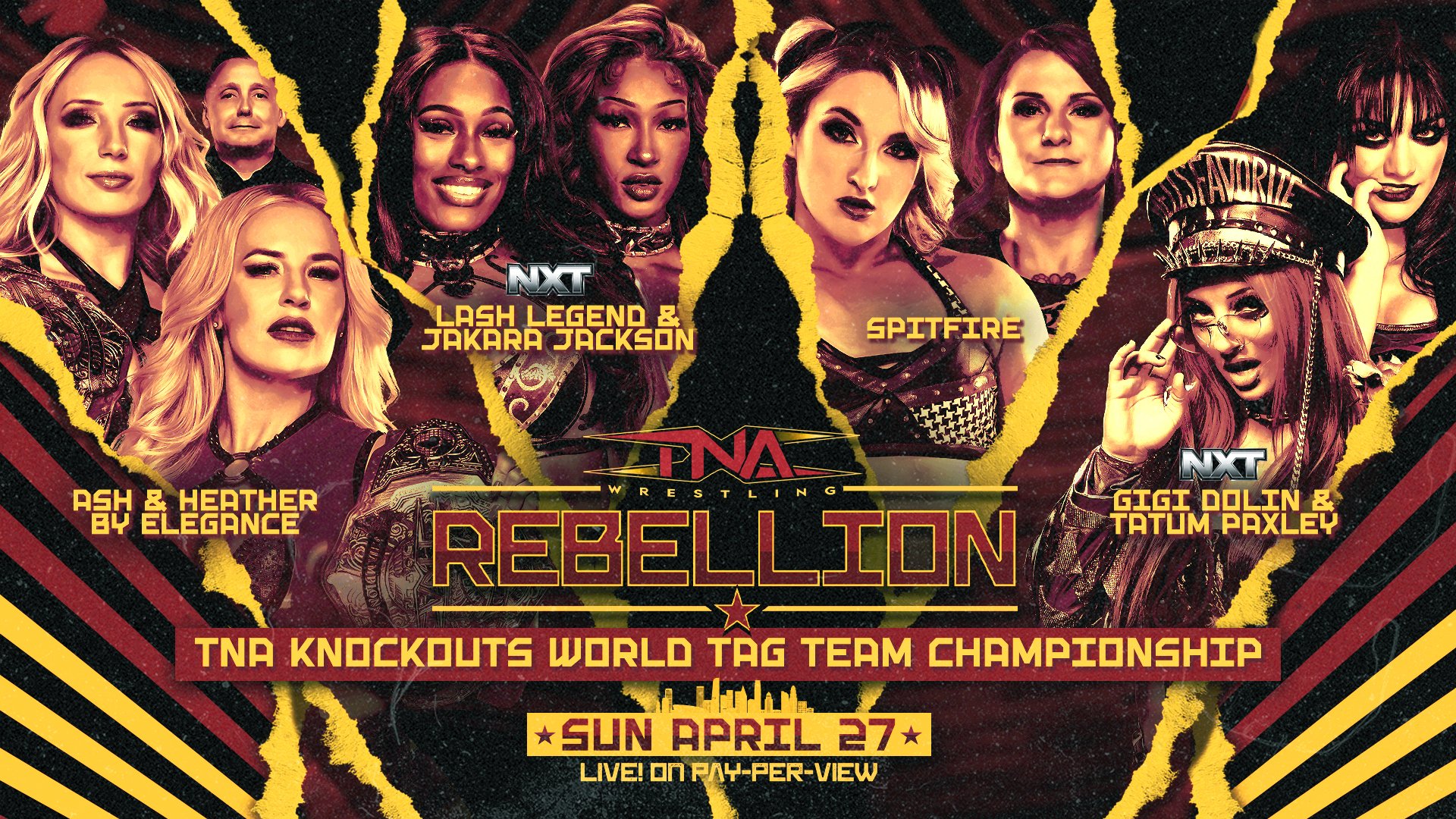 New matches added to TNA Rebellion