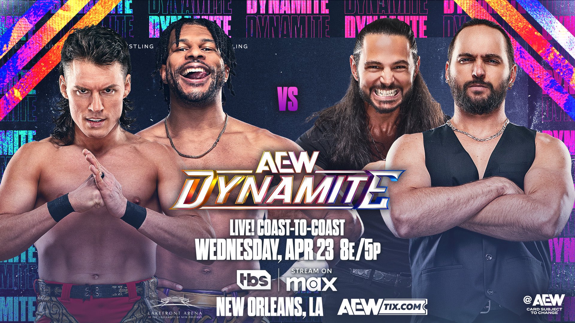 AEW Dynamite live results: The Young Bucks return to action