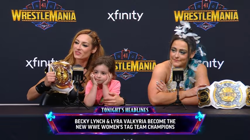 WWE WrestleMania 41 Sunday media scrum notes: Becky Lynch says she’s back full time