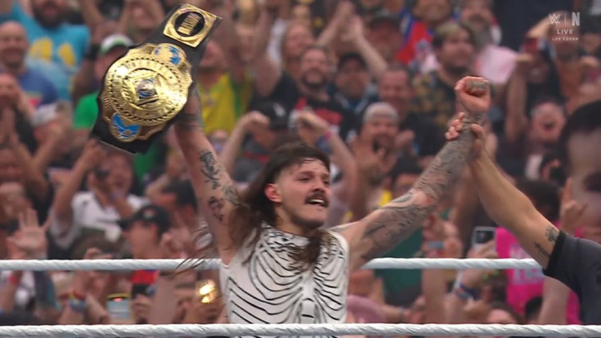 Dominik Mysterio wins Intercontinental title at WWE WrestleMania 41