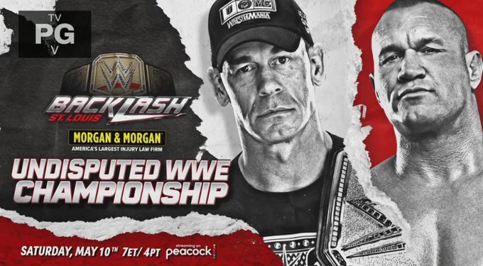 John Cena vs. Randy Orton WWE title match official for Backlash