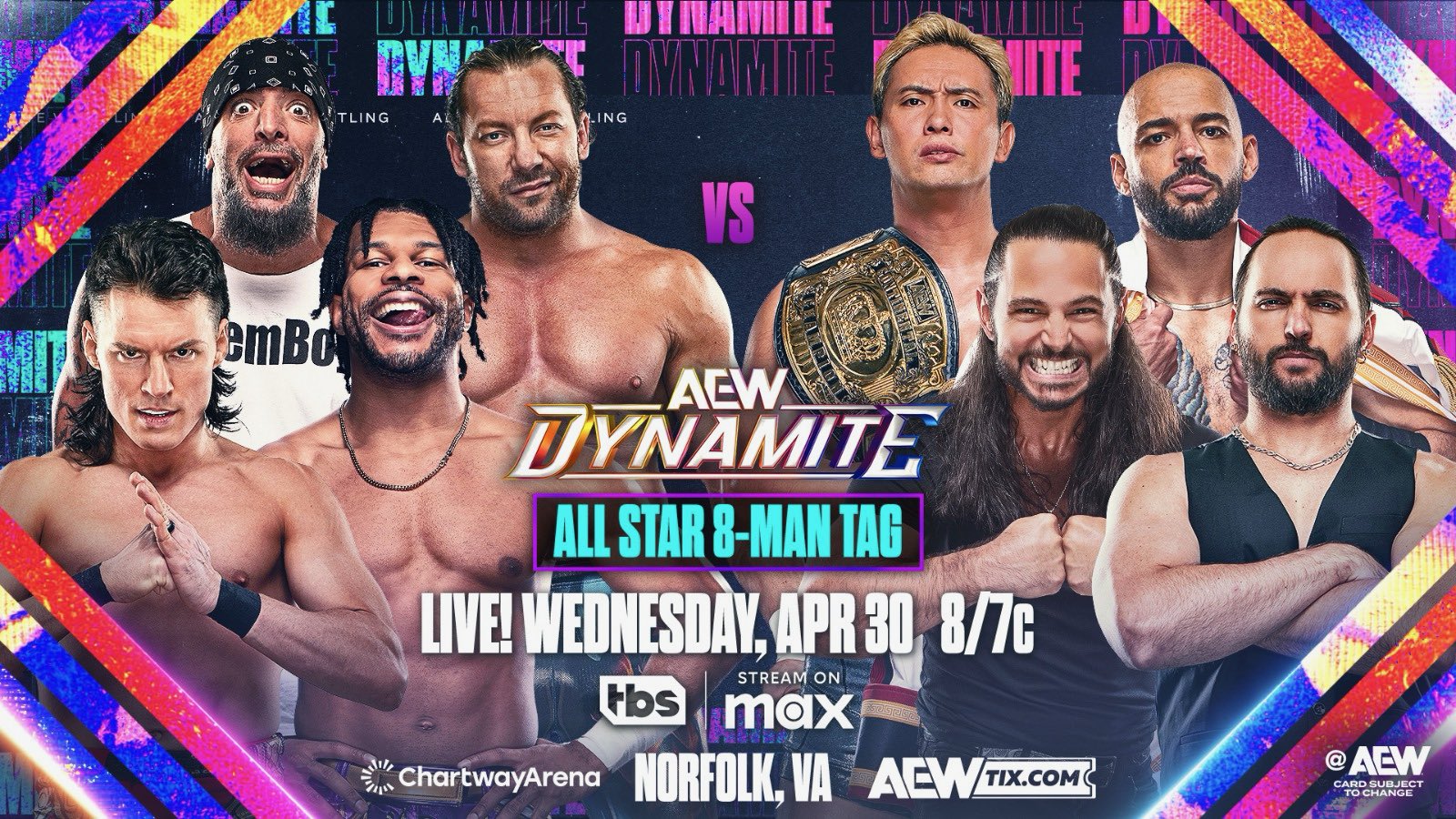 All Star eight-man tag match booked for next AEW Dynamite