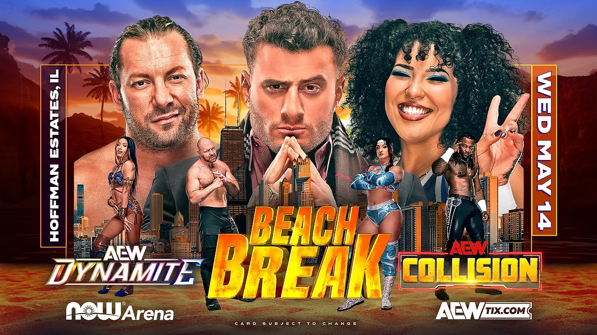 AEW Beach Break airing over two nights instead of four-hour block