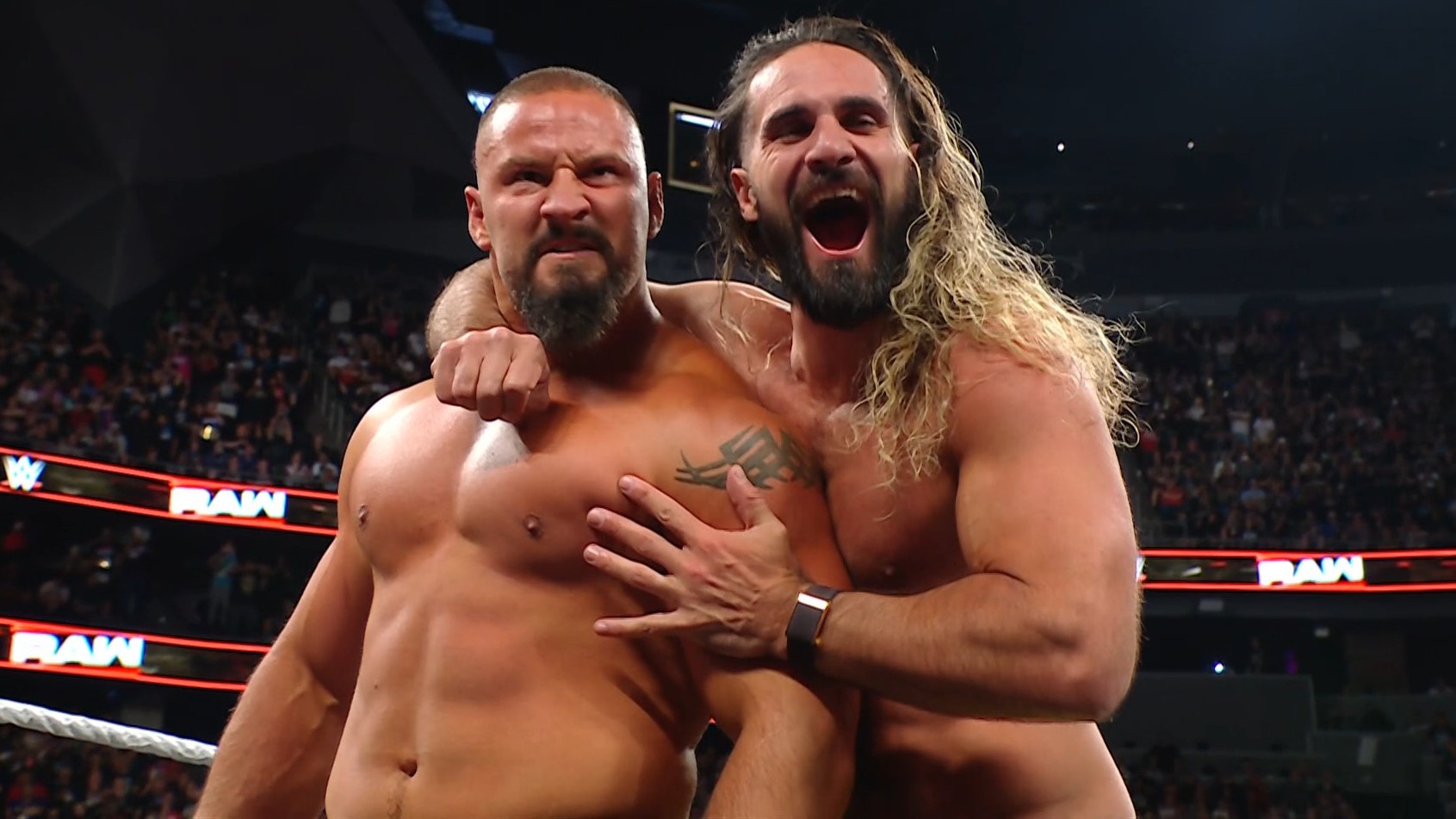 Bron Breakker aligns with Paul Heyman & Seth Rollins on WWE Raw