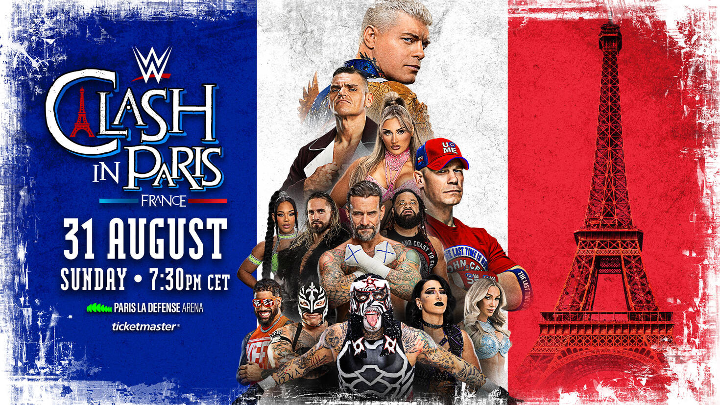 John Cena announced for WWE Clash in Paris PLE