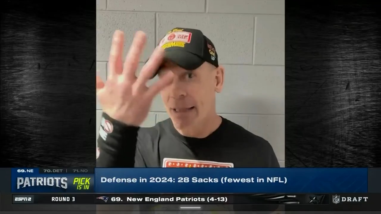 WWE Champion John Cena introduces New England Patriots NFL Draft pick