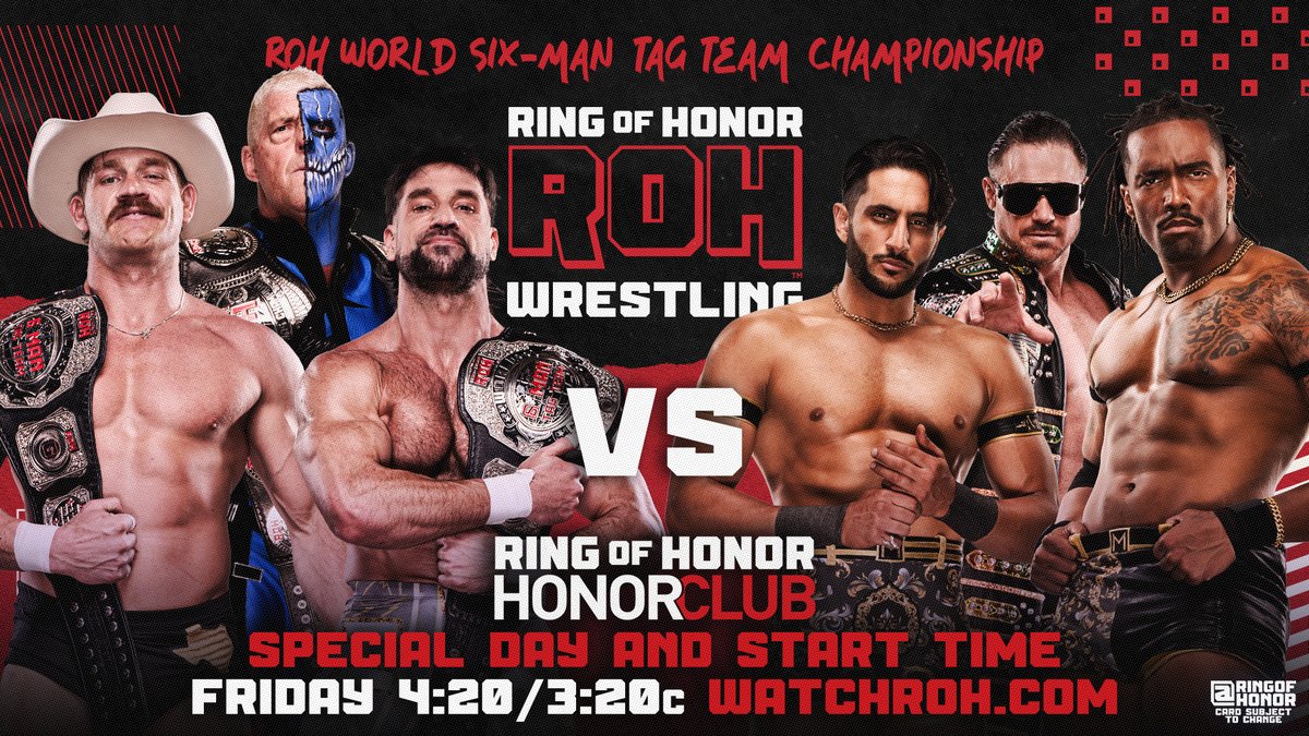 ROH announces special start time for this week’s TV episode