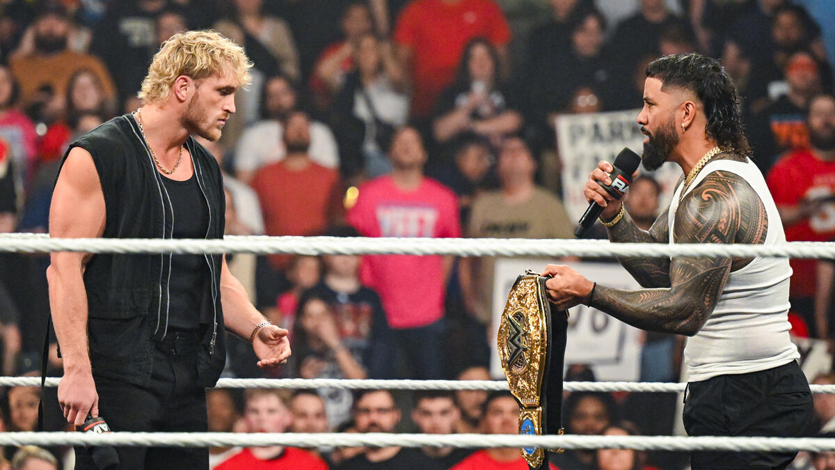 Logan Paul attacks Jey Uso in WWE Raw post-show angle