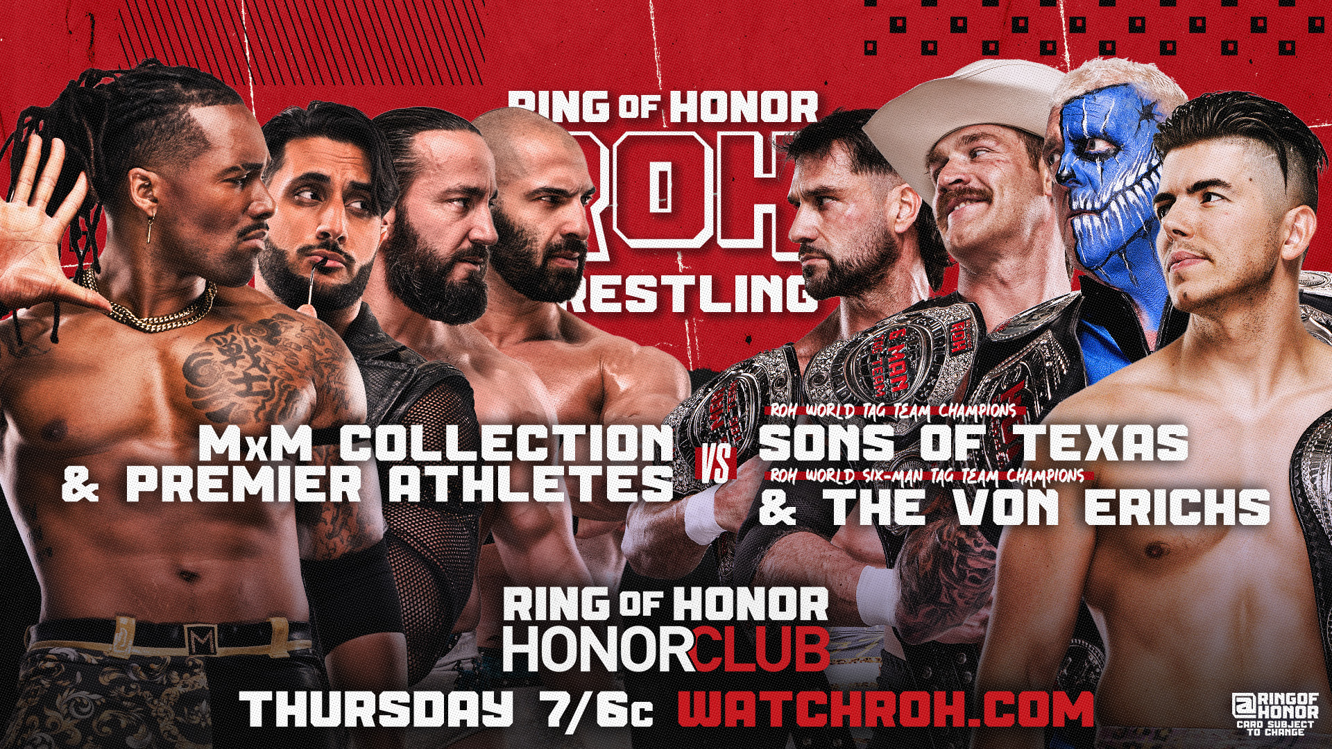 Ring of Honor TV live results: Dustin Rhodes teams with all of his championship partners