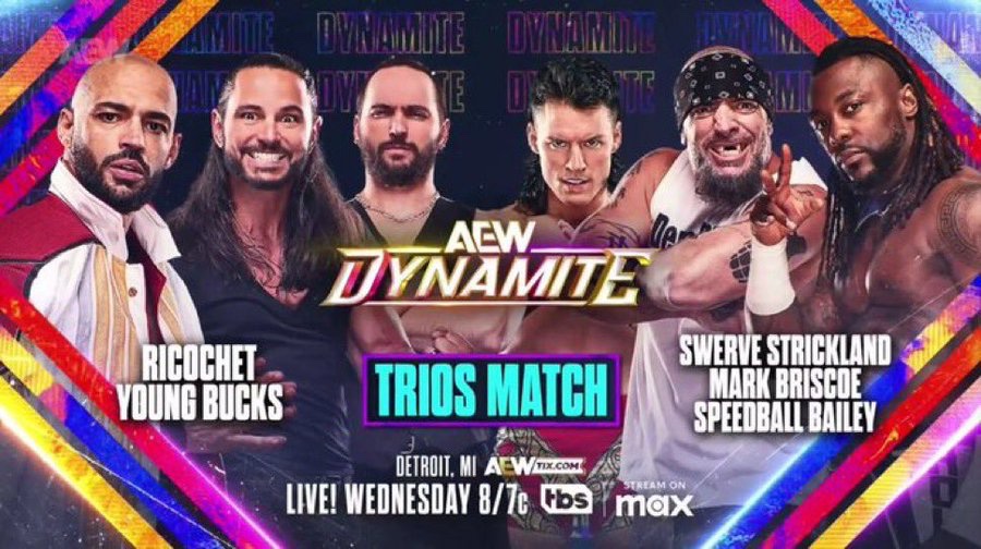 Young Bucks trios match, Samoa Joe vs. Claudio Castagnoli added to AEW Dynamite