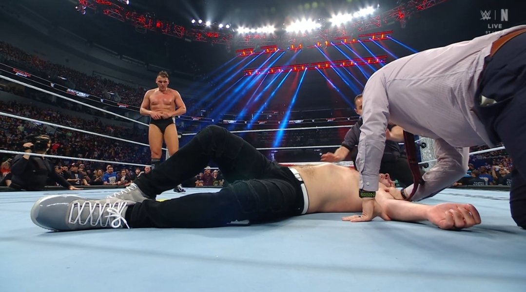 Gunther defeats Pat McAfee at WWE Backlash