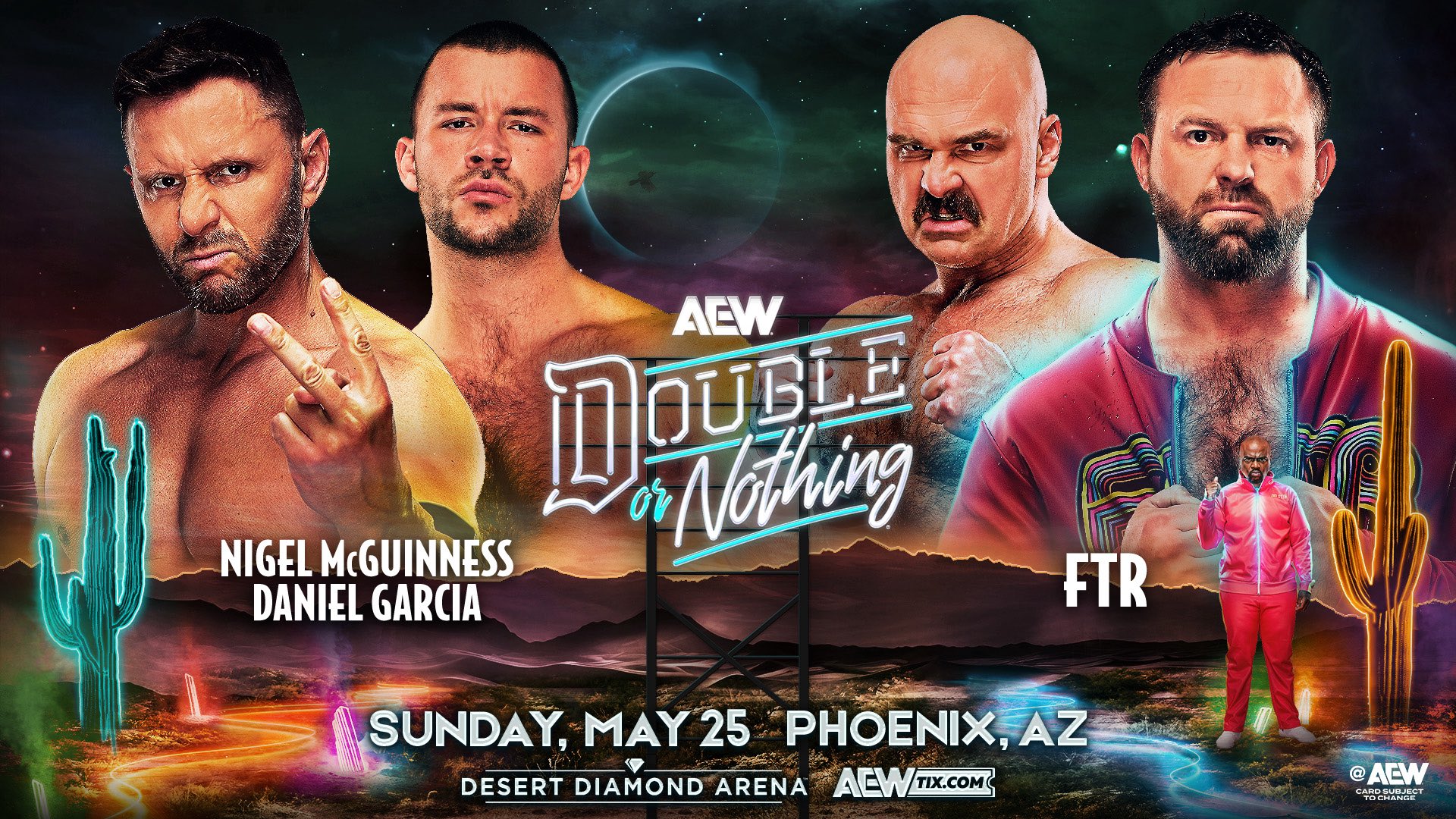 Three matches officially added to AEW Double or Nothing