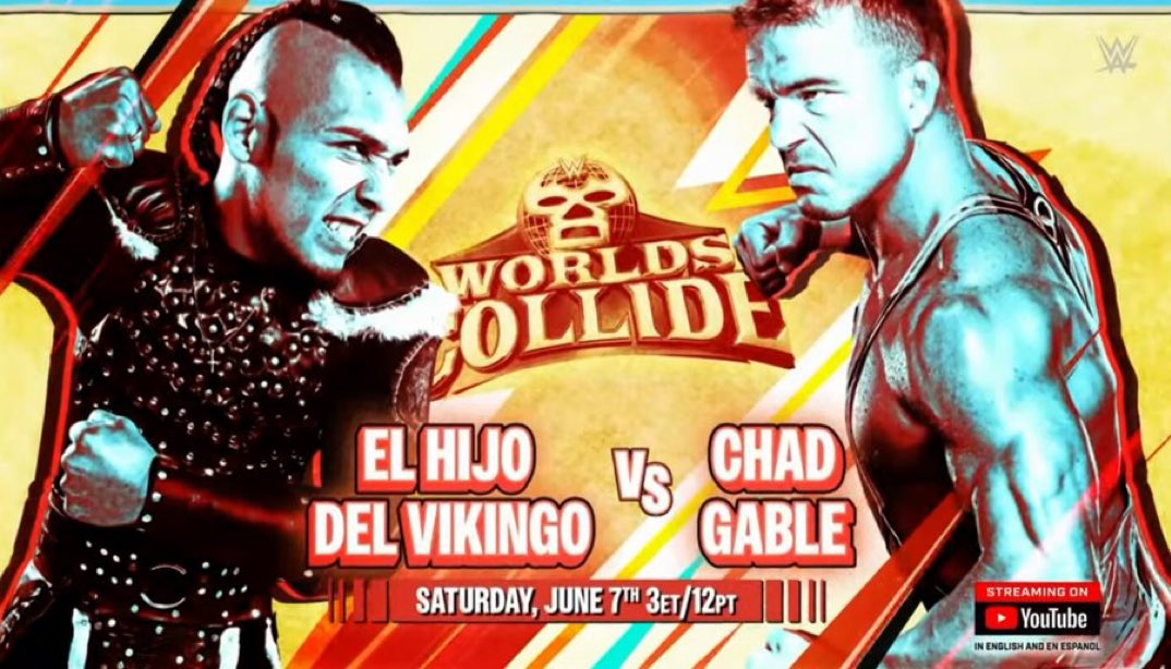 Hijo del Vikingo vs. Chad Gable announced for WWE AAA Worlds Collide