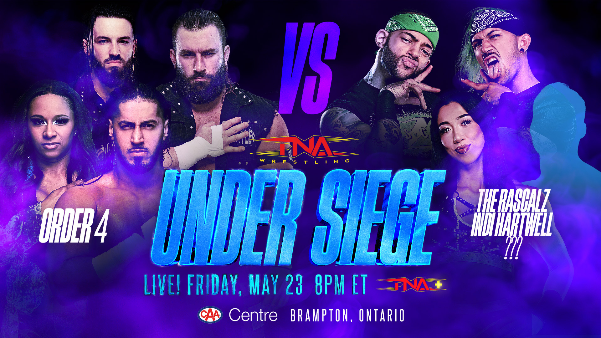TNA Under Siege card finalized