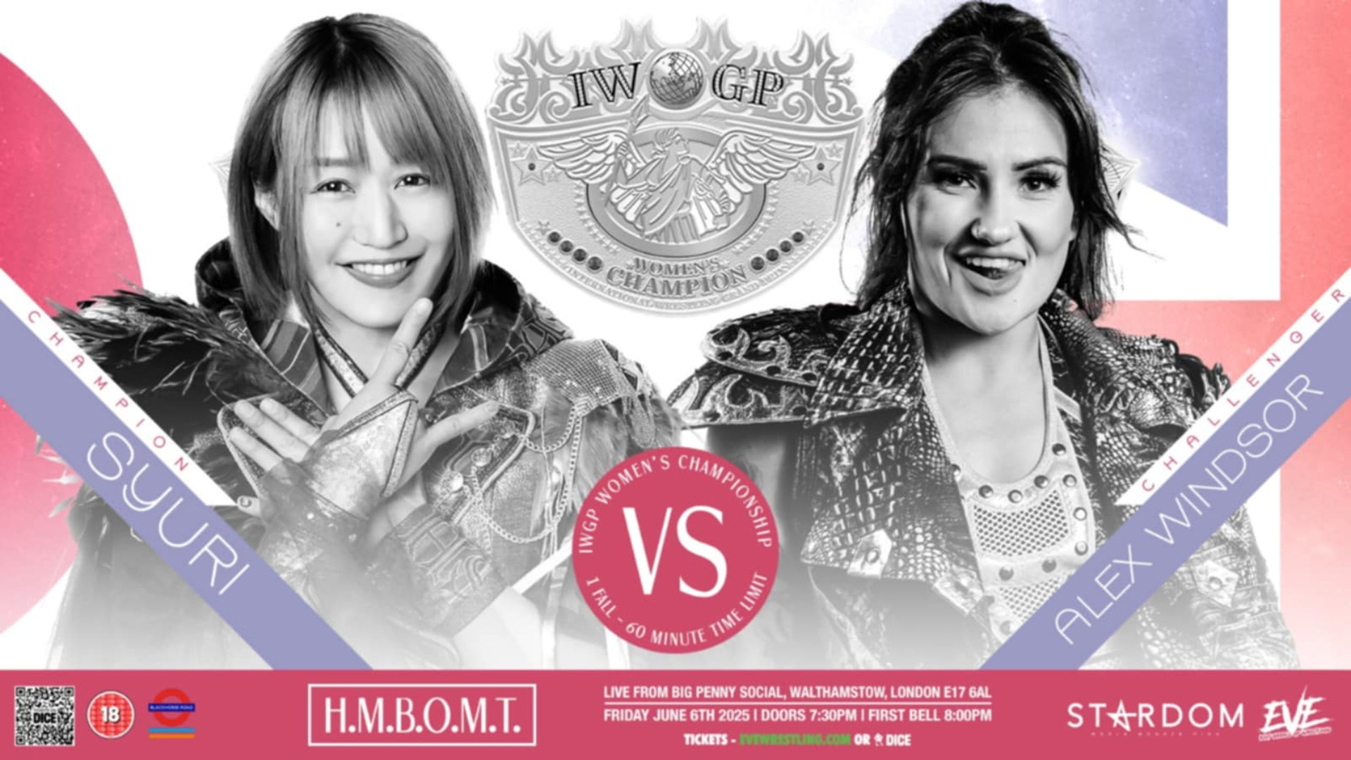 Women’s IWGP Championship Match at Pro Wrestling EVE Details