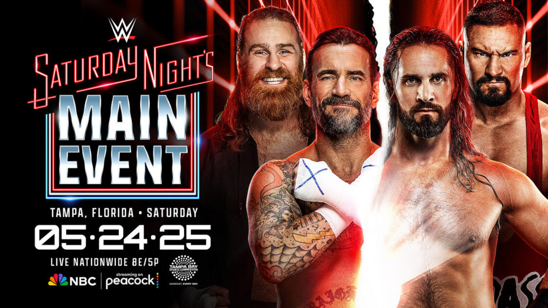 WWE Saturday Night’s Main Event Global Start Times: EST, PST, BST May 24th 2025