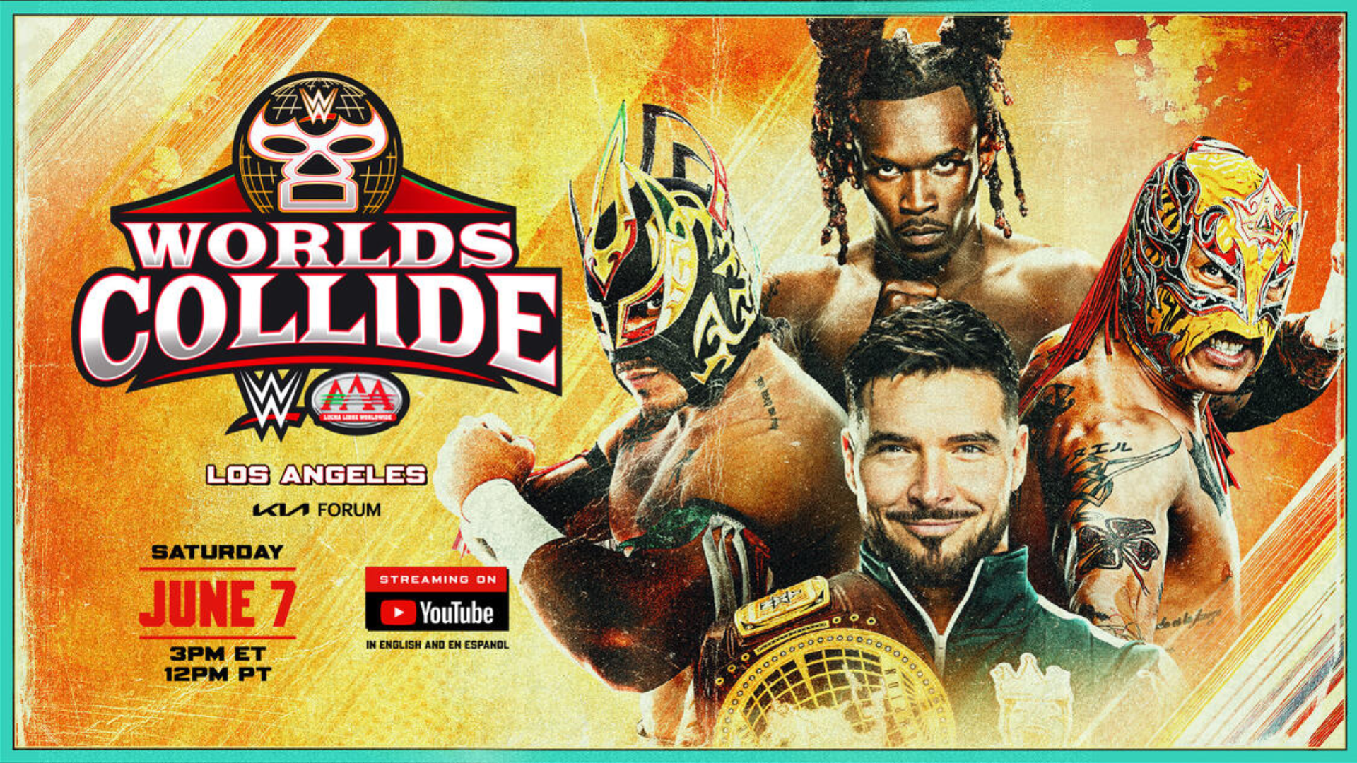 Is WWE Worlds Collide 2025 on YouTube?