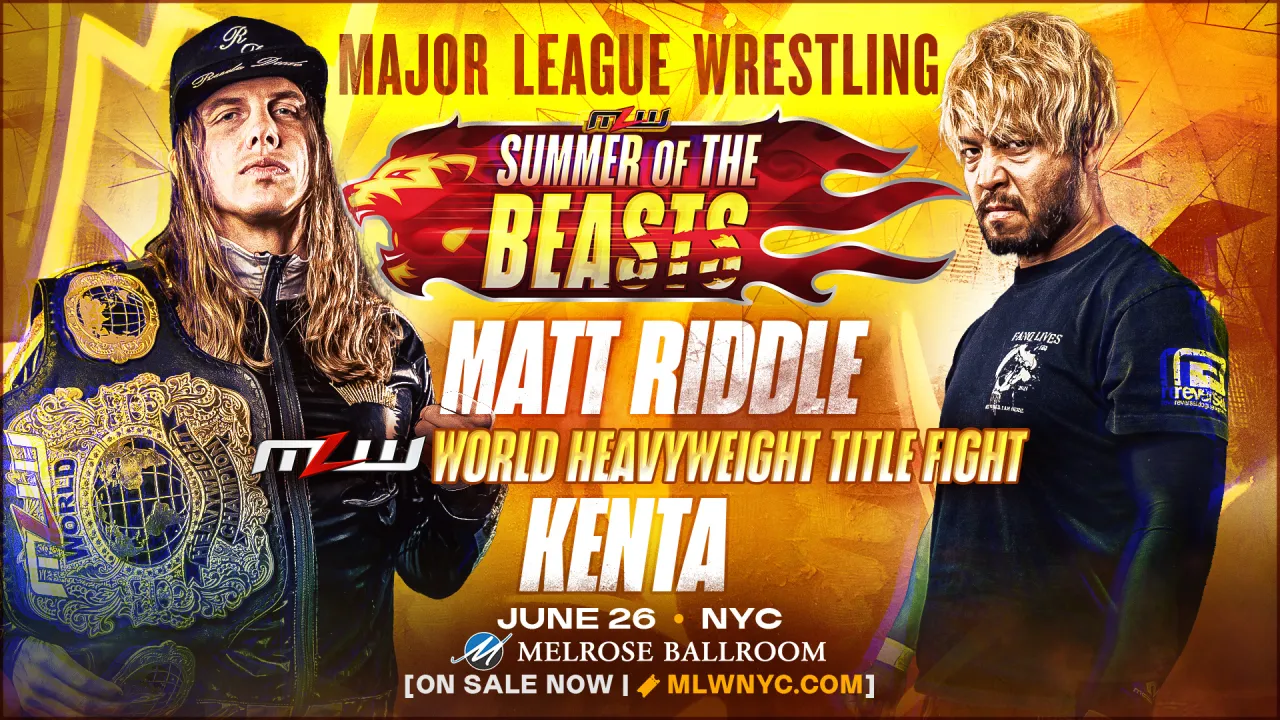 KENTA to challenge Matt Riddle for MLW World title
