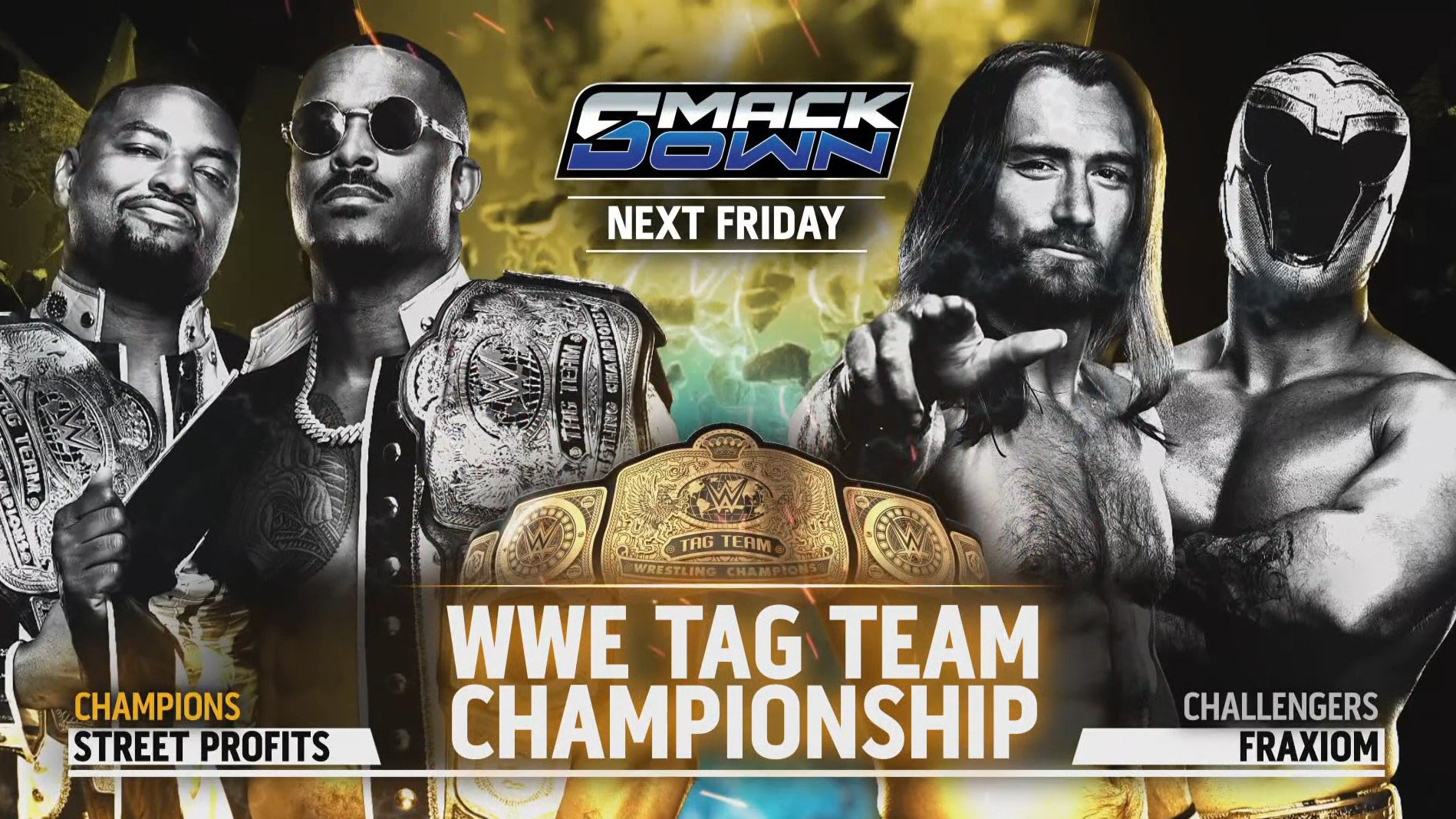Fraxiom to face Street Profits for WWE Tag Team Championship
