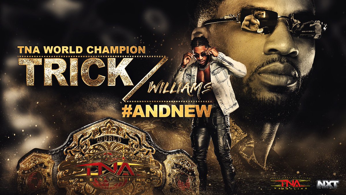 Trick Williams wins TNA World Championship at NXT Battleground