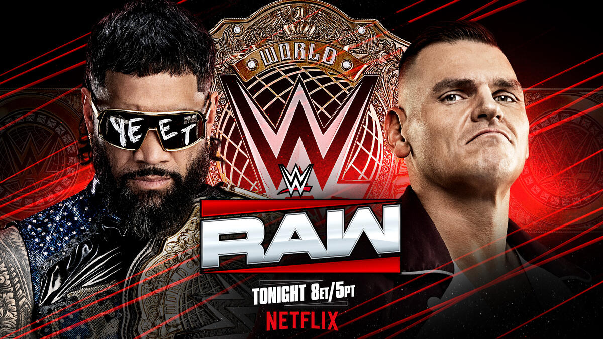 WWE Raw live results: Jey Uso vs. Gunther for World title