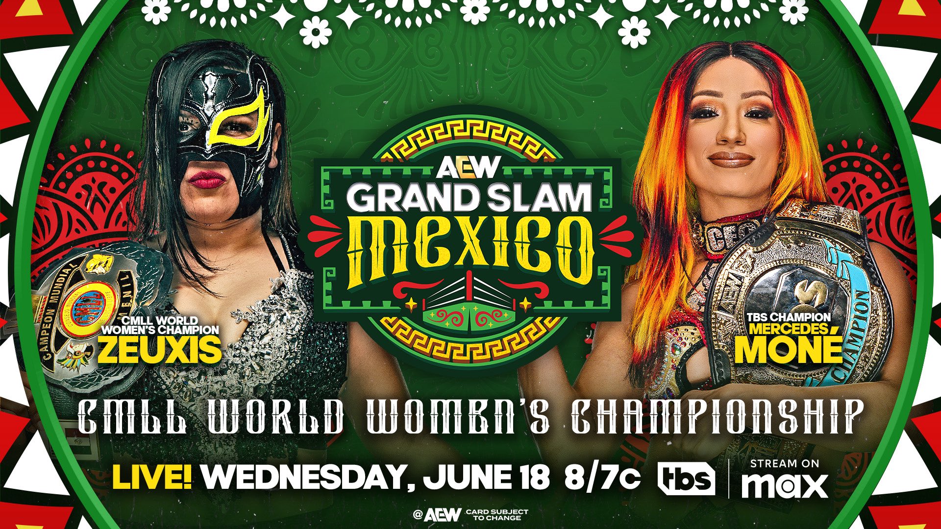 Mercedes Mone challenging for CMLL title at AEW Grand Slam Mexico