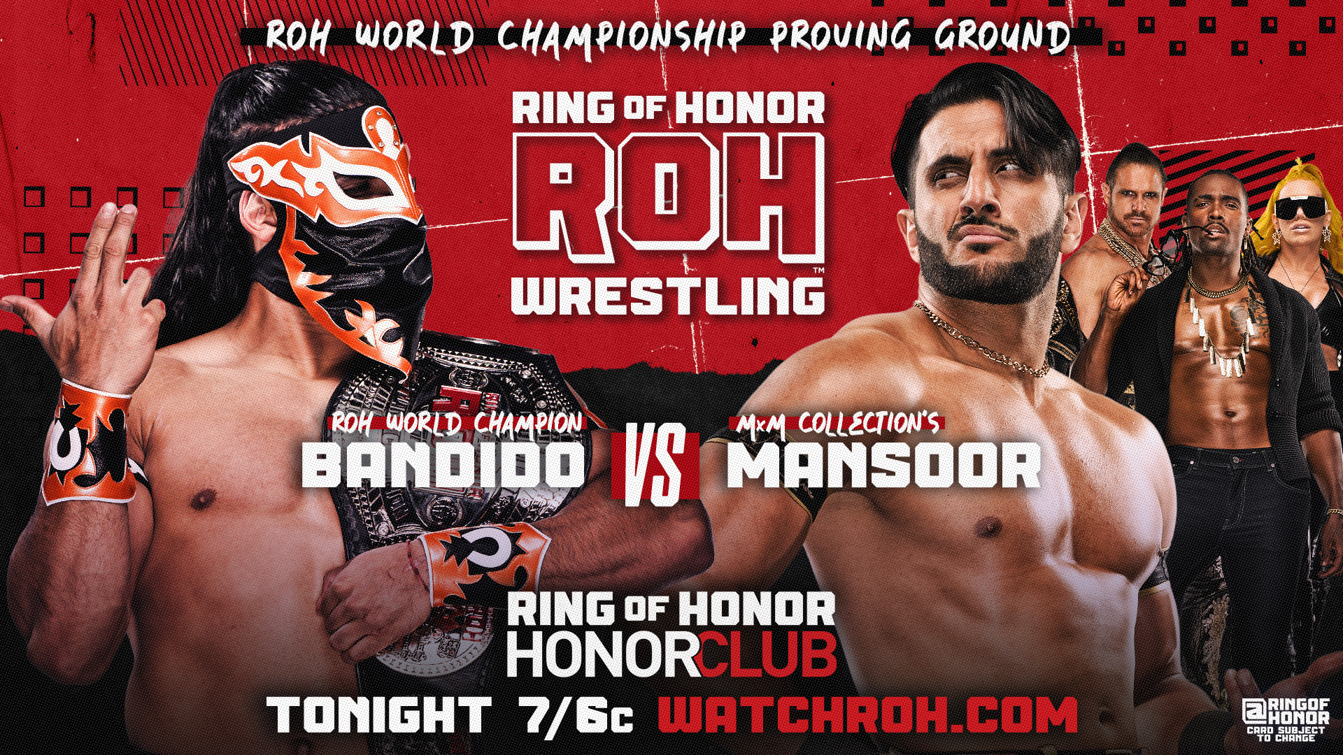 Ring of Honor TV live results: Bandido vs. Mansoor