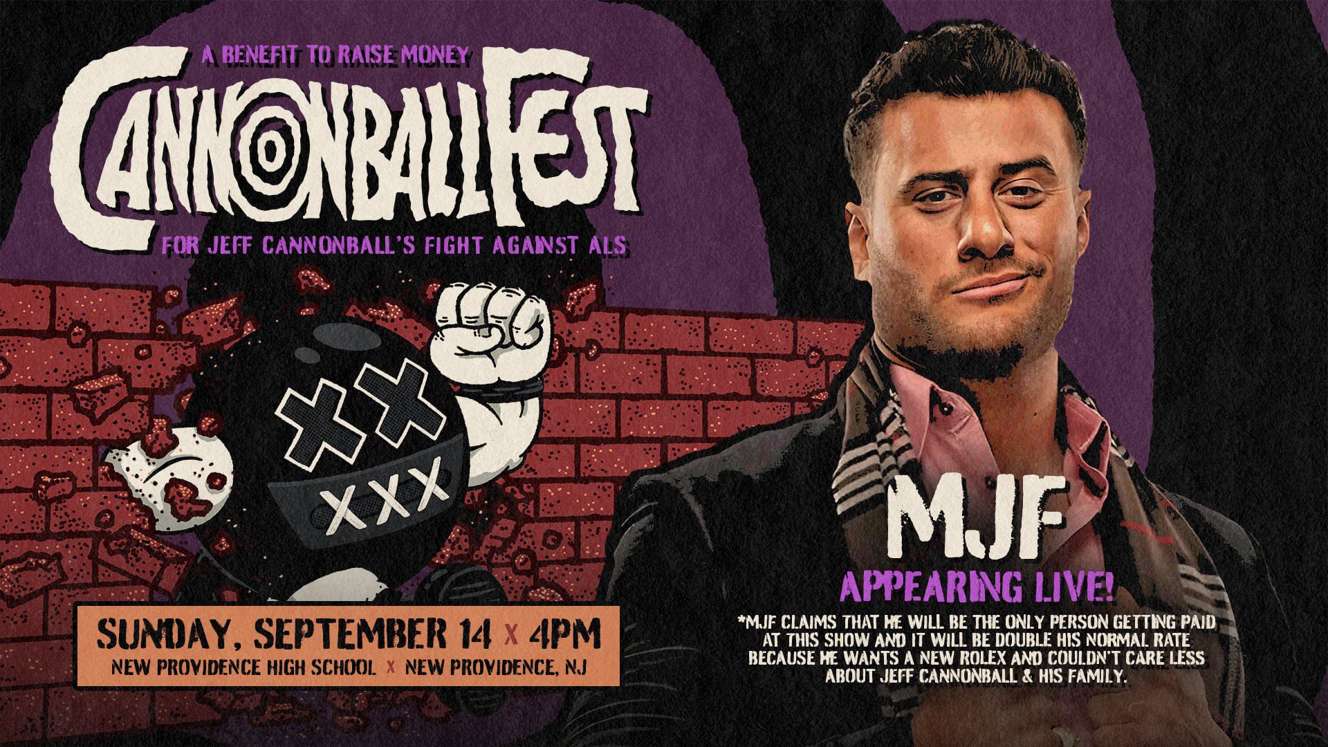 MJF announced for CannonballFest benefit show