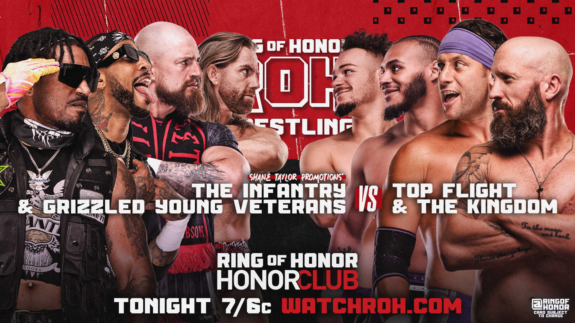 Ring of Honor TV live results: Eight-man tag team match