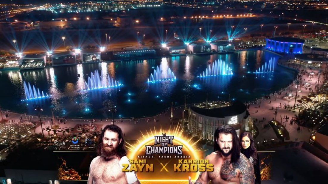 IC title match off, Sami Zayn vs. Karrion Kross added to WWE Night of Champions