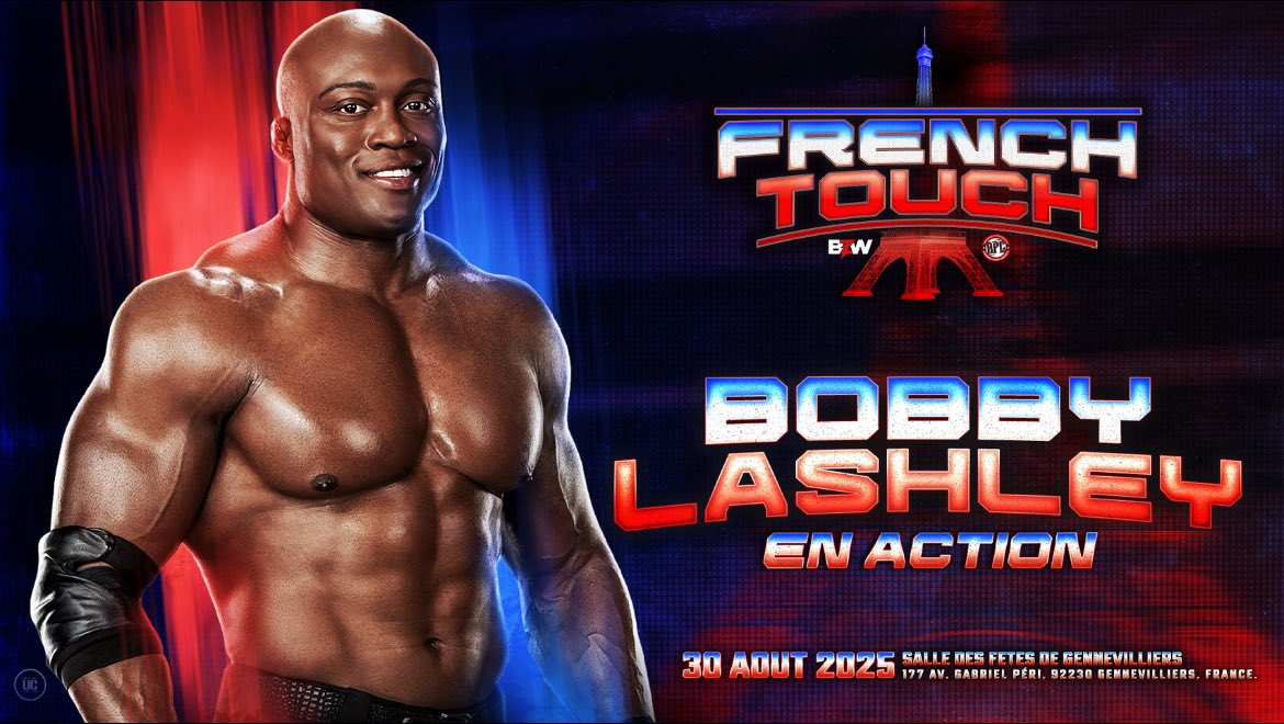 Bobby Lashley announced for indie show in France