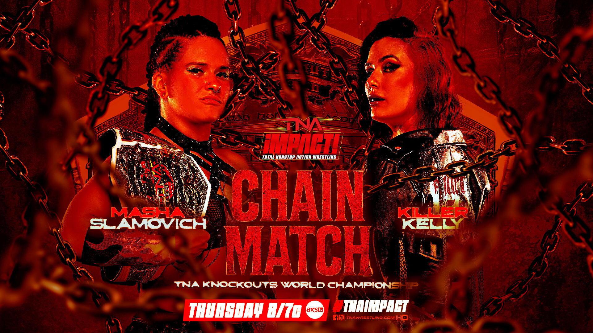 Chain match for Knockouts title booked for next TNA Impact