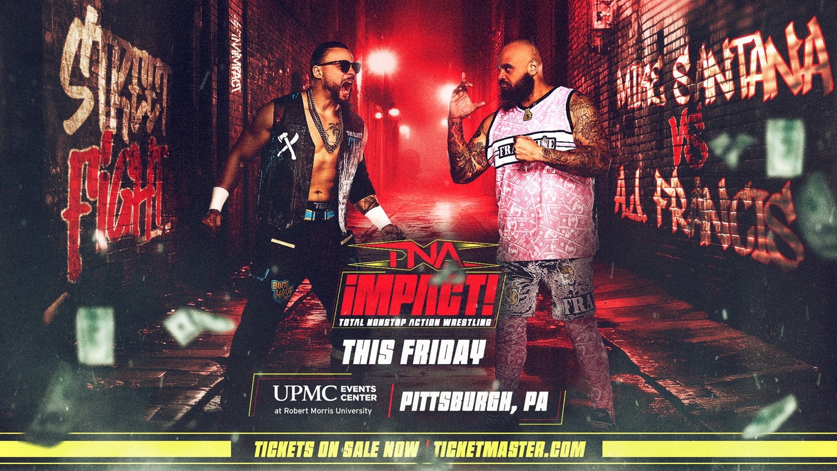 TNA Impact live results: Mike Santana vs. AJ Francis street fight