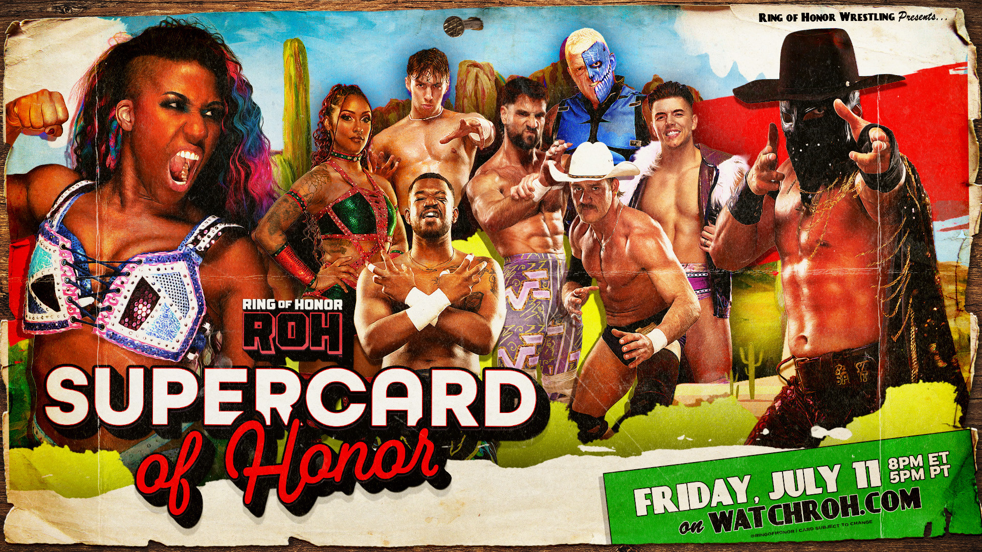 ROH Supercard of Honor 2025 Card