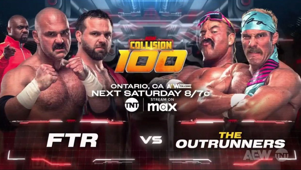 FTR vs. The Outrunners set for AEW Collision 100