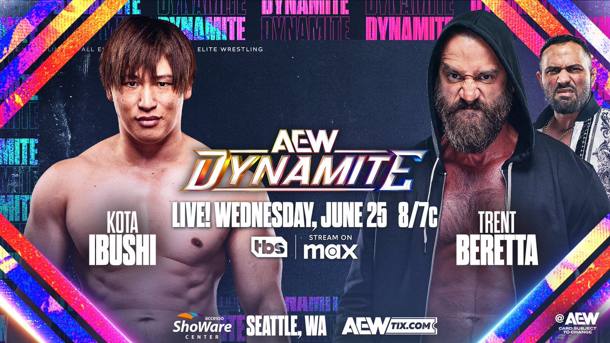 Kota Ibushi vs. Trent Beretta set for AEW Dynamite
