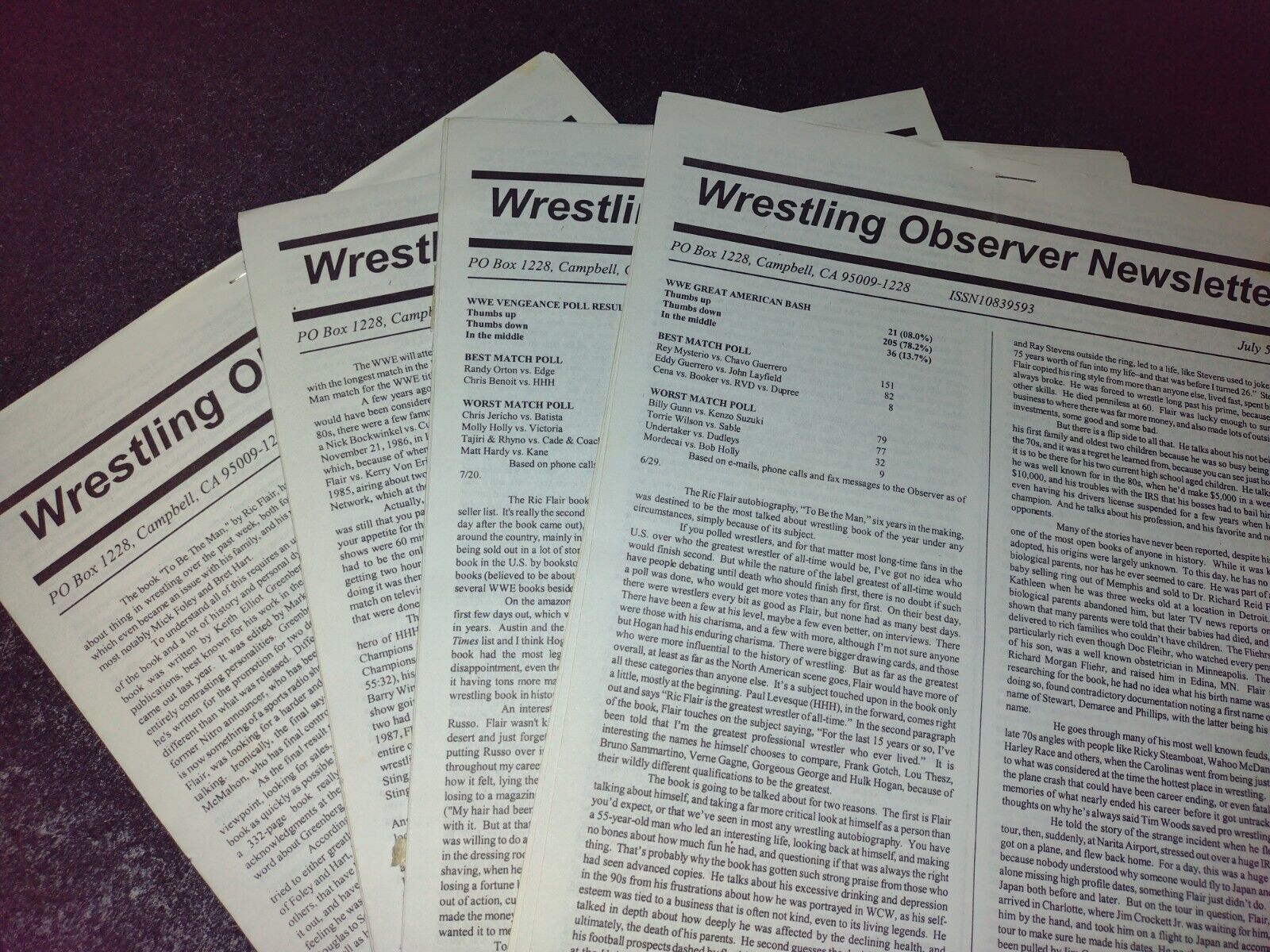 New Wrestling Observer Newsletter edition to be released later today