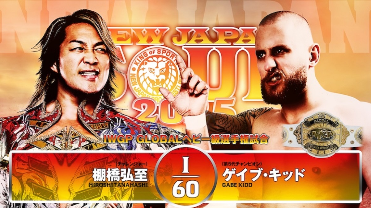 New Japan Soul live results: Gabe Kidd vs. Hiroshi Tanahashi title match