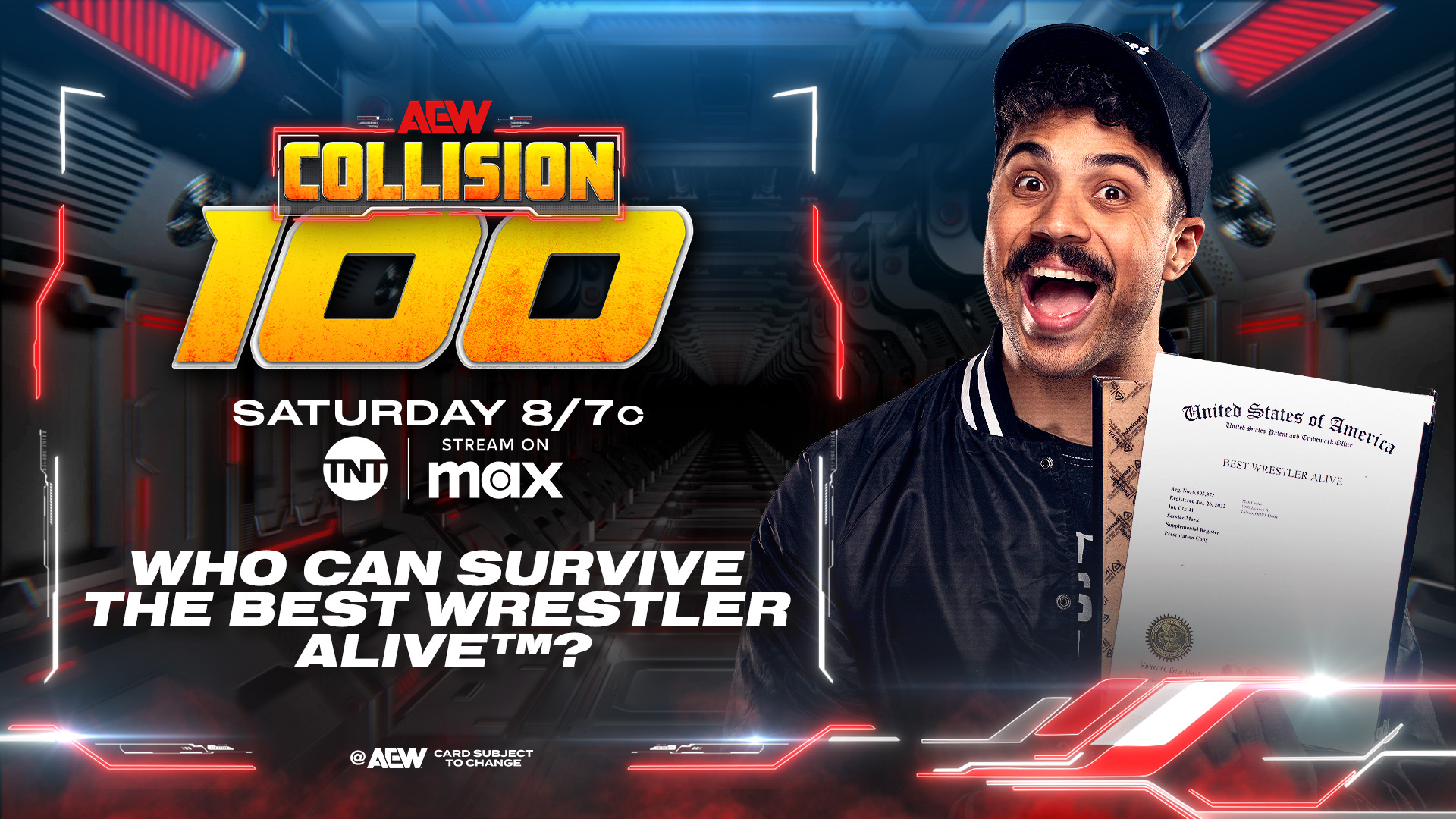AEW Collision 100 spoilers from Ontario, California
