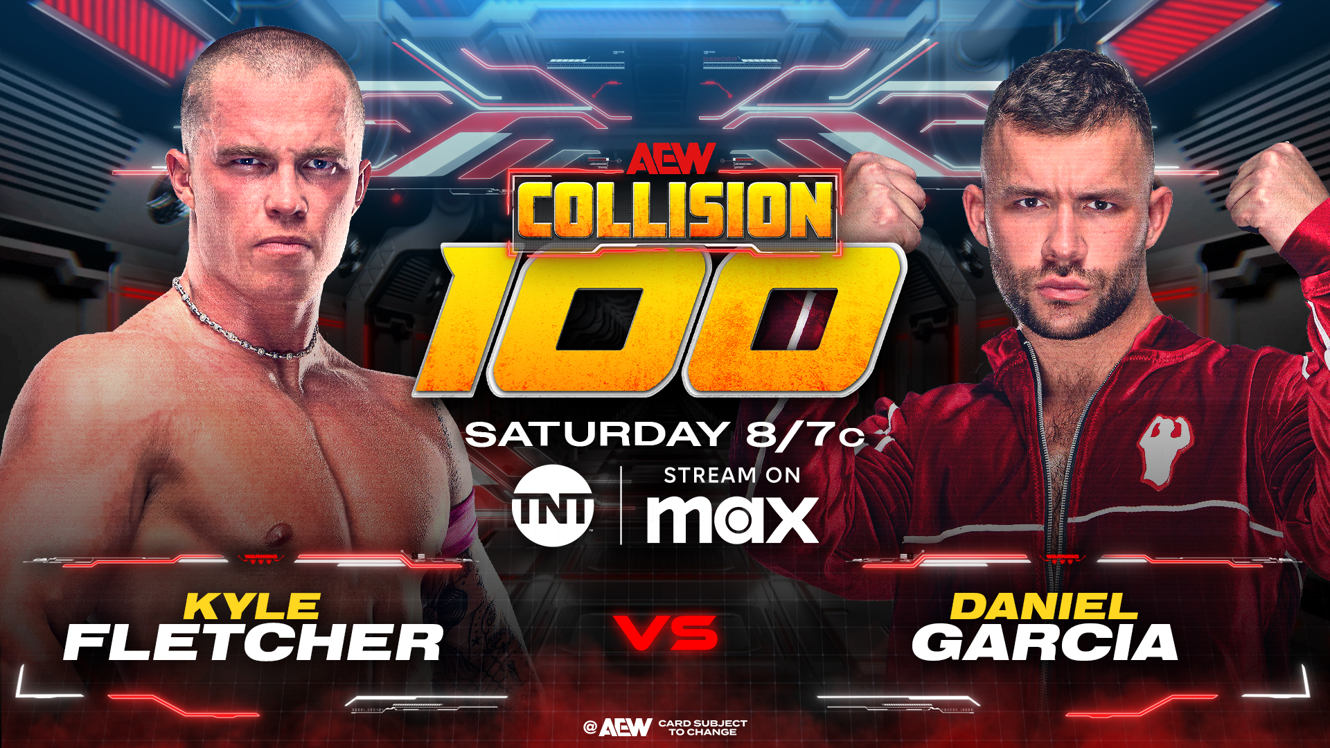 AEW Collision 100 live results: Daniel Garcia vs. Kyle Fletcher