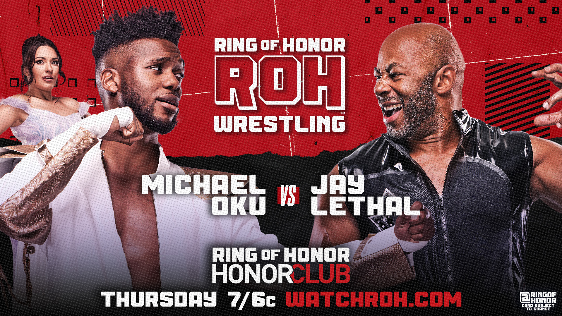 Ring of Honor TV live results: Michael Oku vs. Jay Lethal