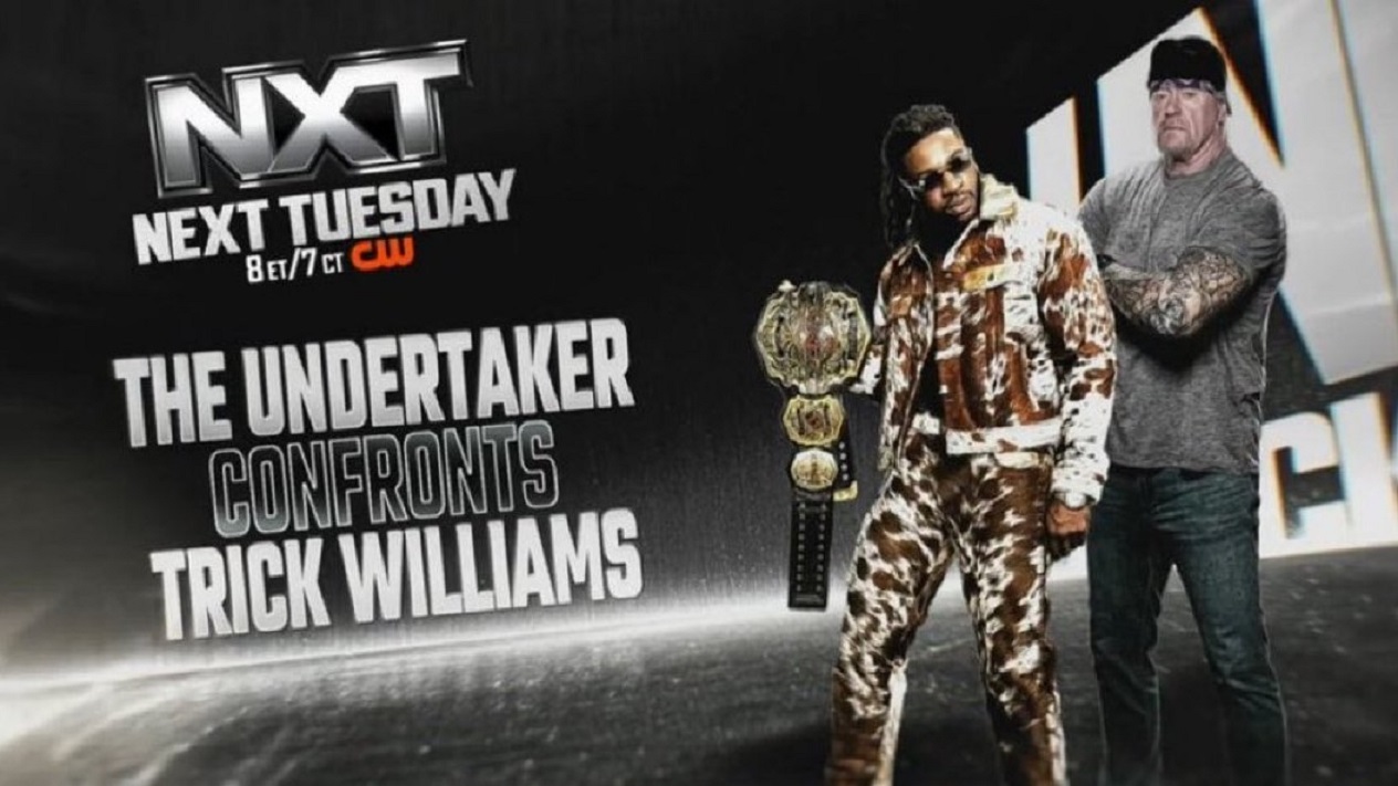 The Undertaker to confront Trick Williams on next WWE NXT