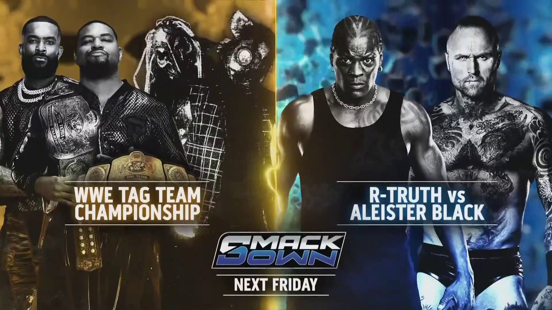 Tag title match, R-Truth vs. Aleister Black set for next WWE SmackDown