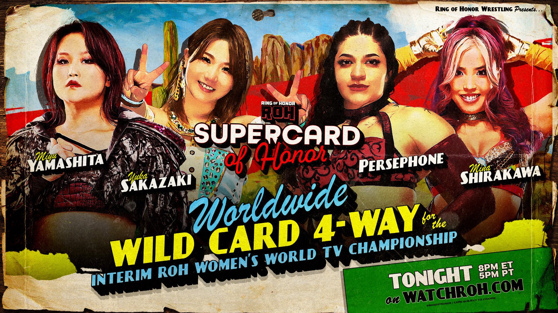 Interim Women’s TV title match part of mass additions to ROH Supercard of Honor