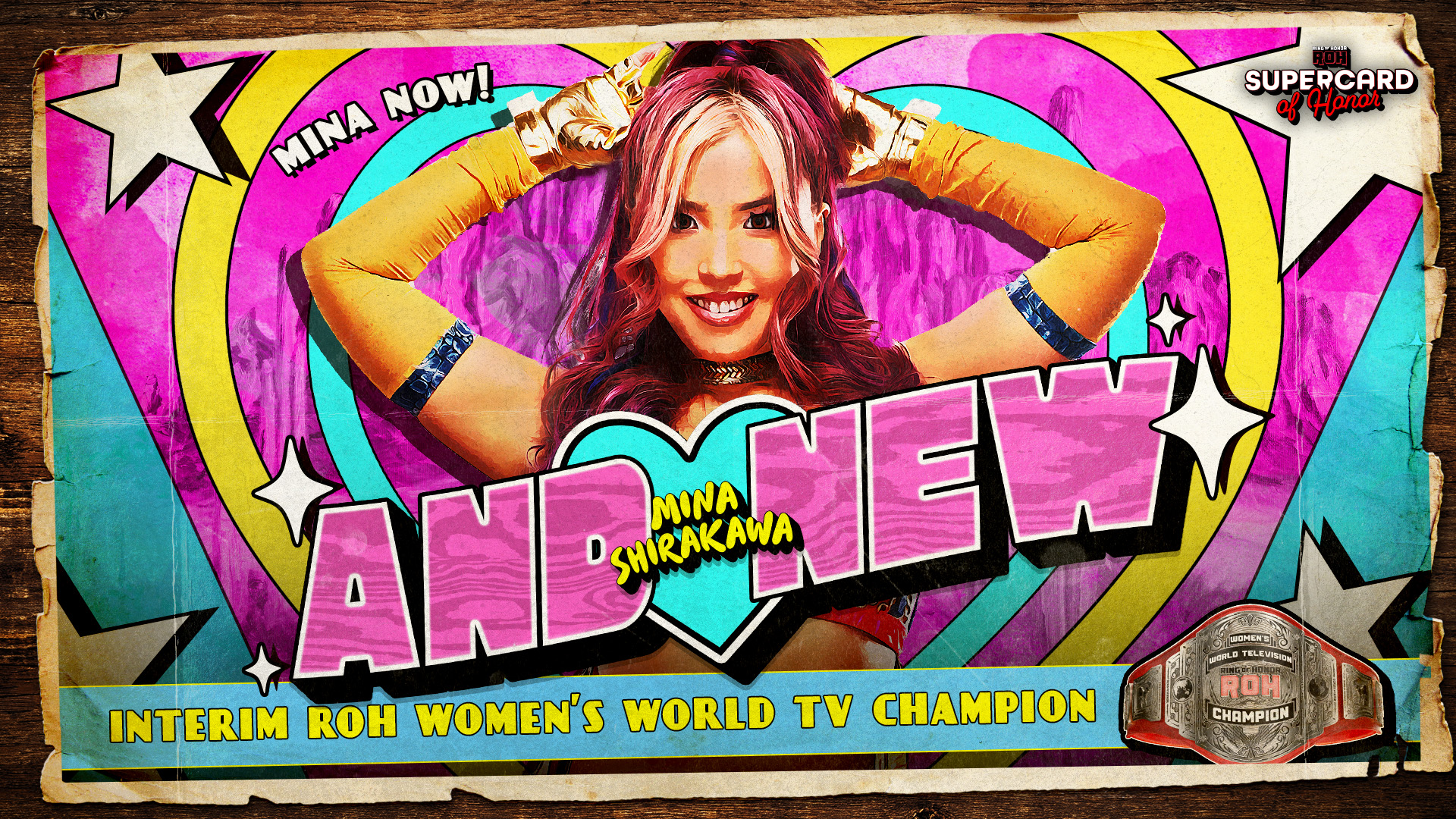 Mina Shirakawa wins interim Women’s TV title at ROH Supercard of Honor