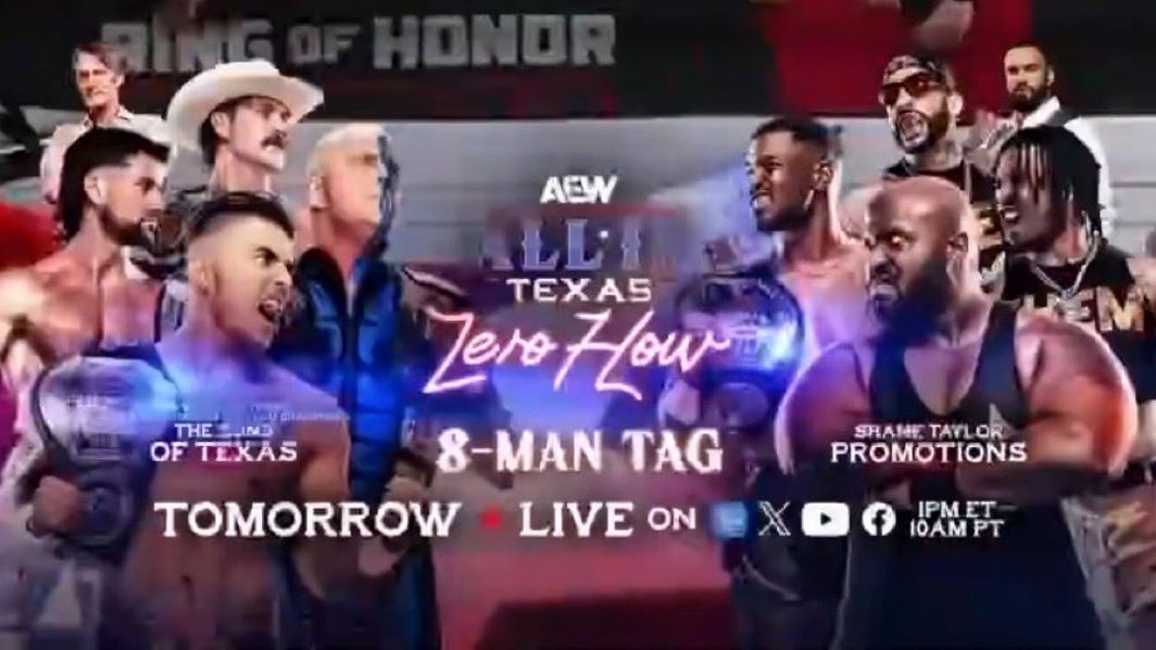 Eight-man tag match added to AEW All In Zero Hour