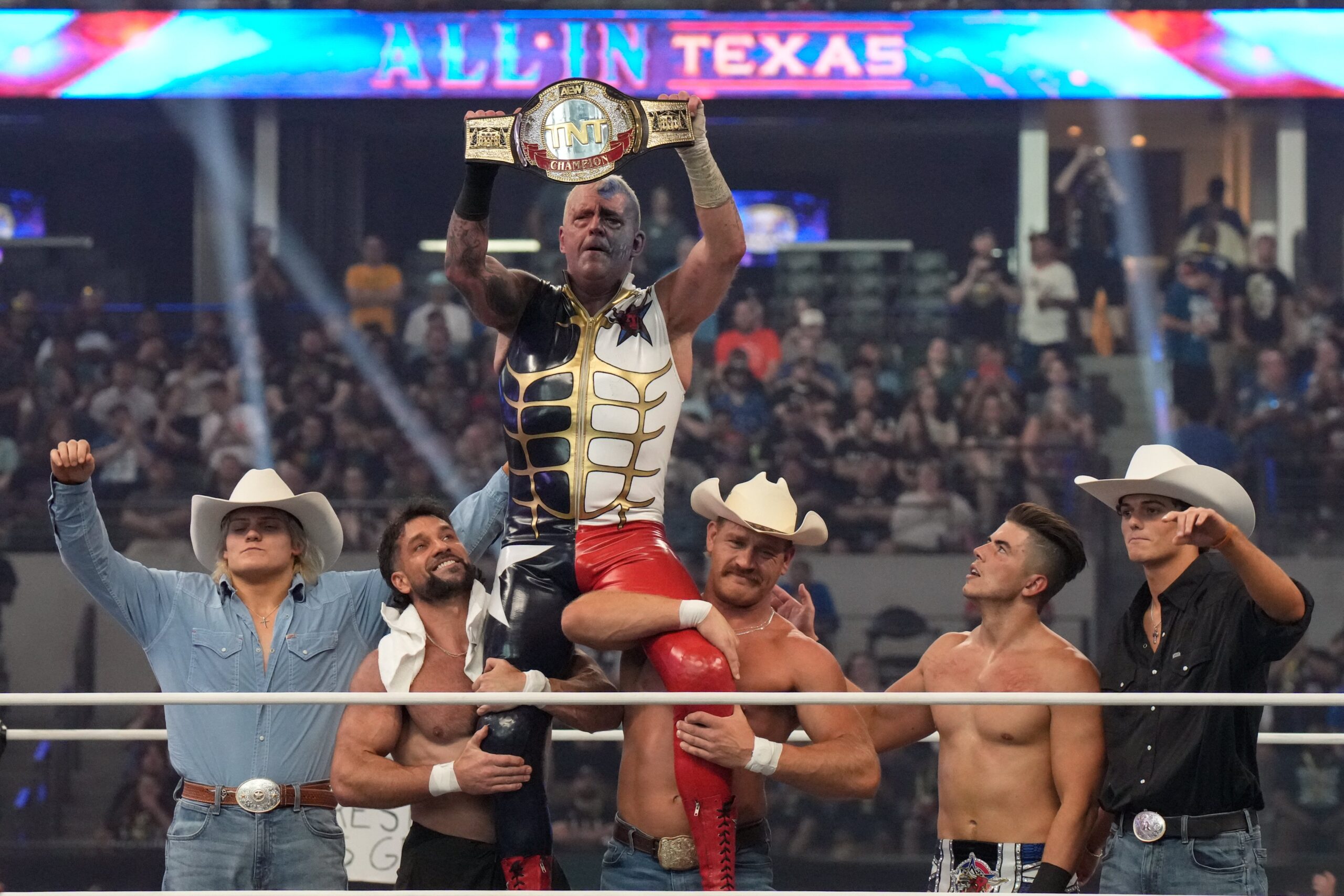 Dustin Rhodes wins TNT Championship at AEW All In