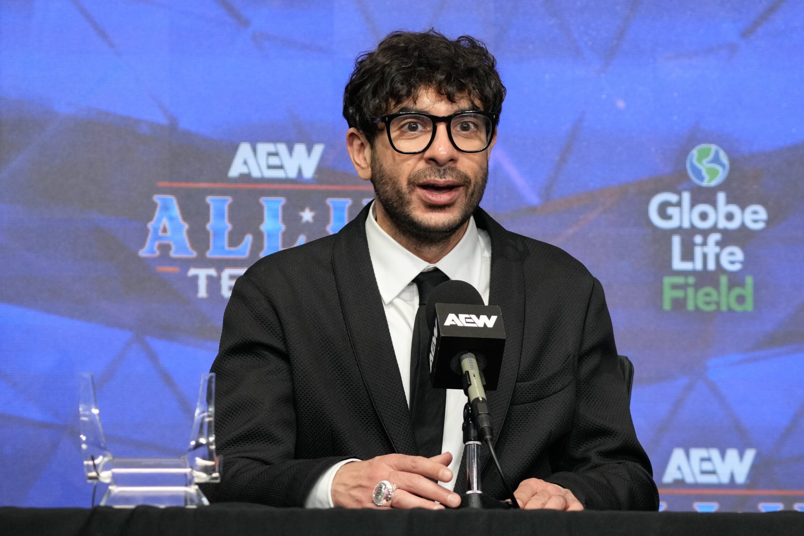 AEW All In media scrum notes: Tony Khan on Adam Cole, adding Women’s Tag titles