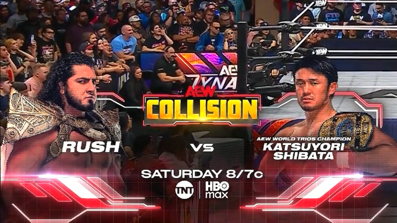 Shibata vs. Rush, Dustin Rhodes promo part of AEW Collision lineup