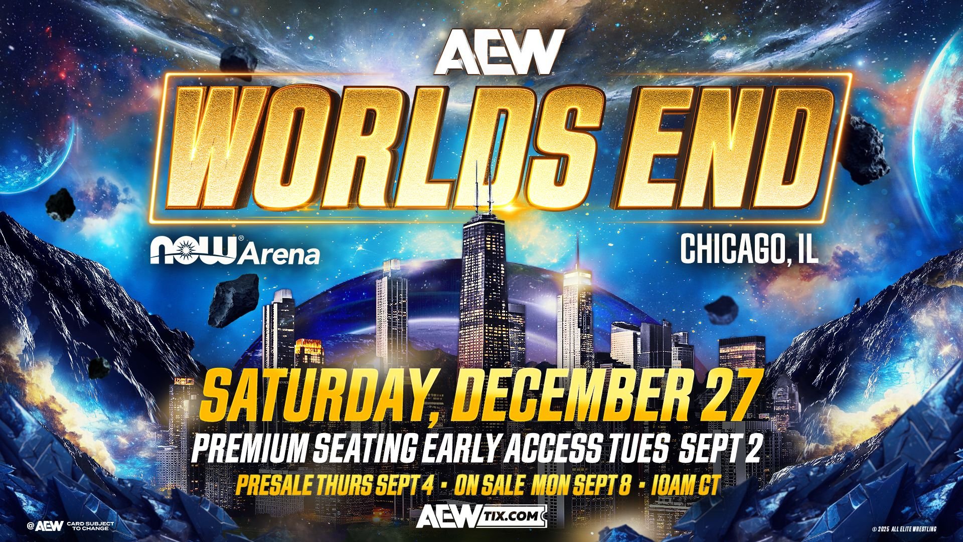 AEW Worlds End 2025 location revealed